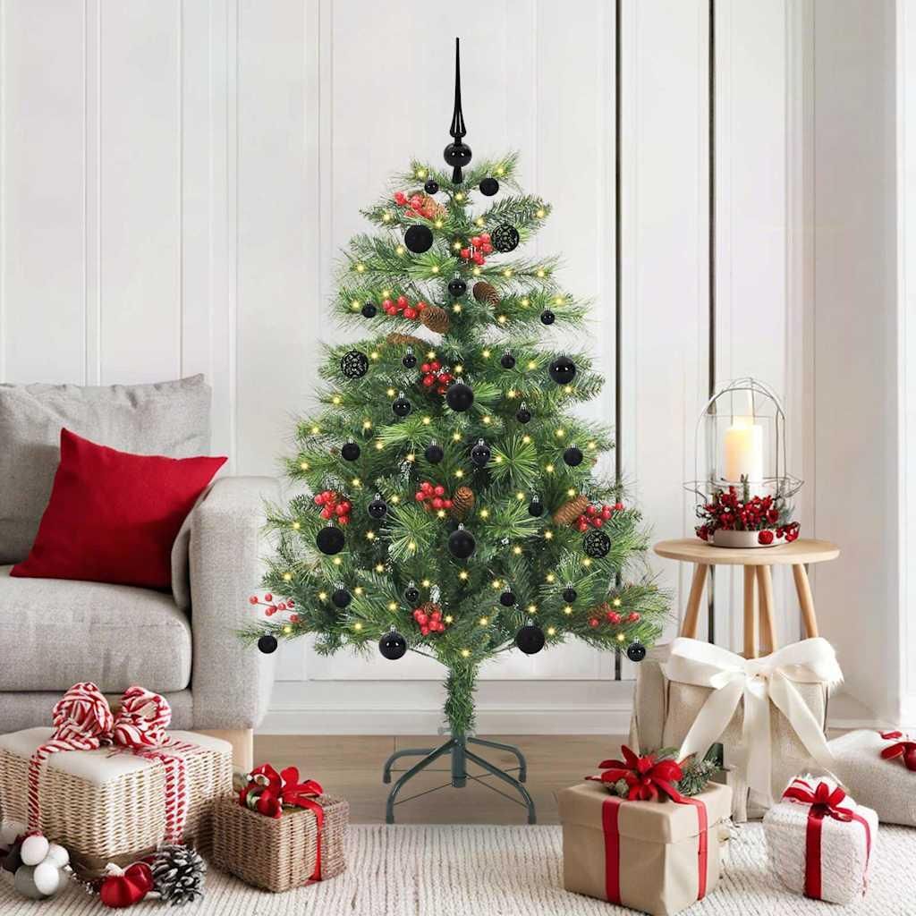 Möbel Künstlicher Weihnachtsbaum Grün 150 cm PVC und Metall - Weihnachtsgirlanden 3395126