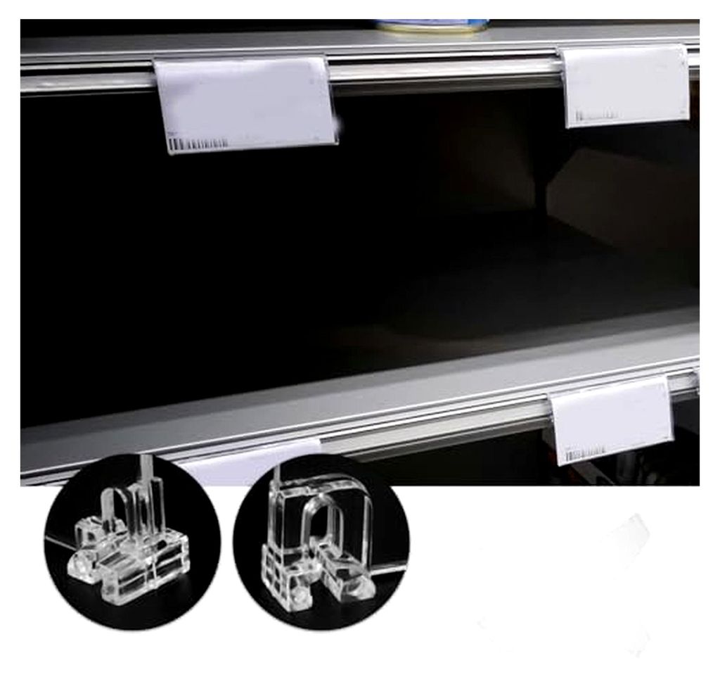Kunststoff Regaltrenner 4 Stück für optimale Regalnutzung Transparent und vielseitig einsetzbar