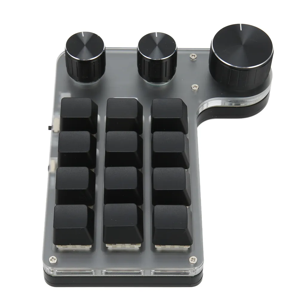 Clavier mécanique programmable à une main avec boutons macros de précision - 2