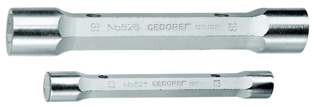 GEDORE 626 6X7 Doppelsteckschlüssel, massiv, 6-kant 6x7 mm, 6525120