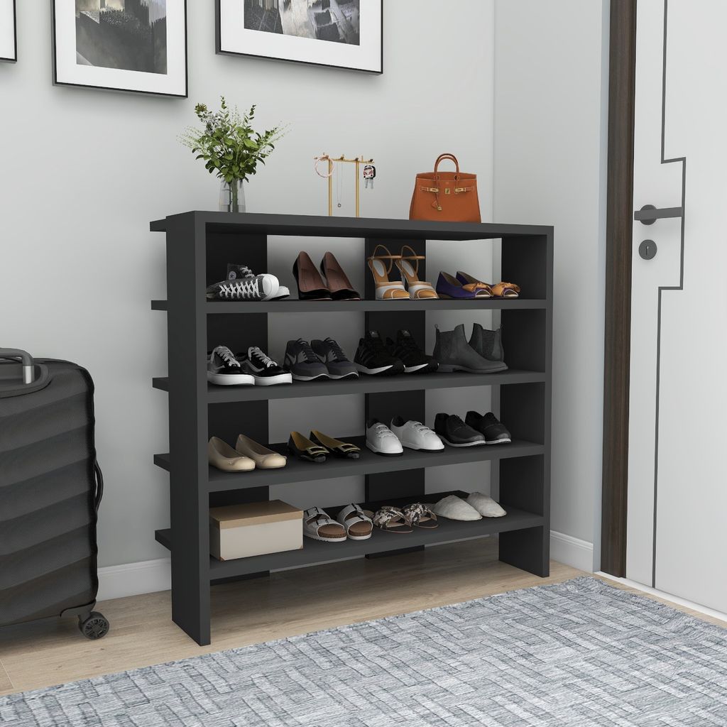 Skye Decor, Sargel - Anthraciet, schoenenkast, antraciet, Productafbeelding 