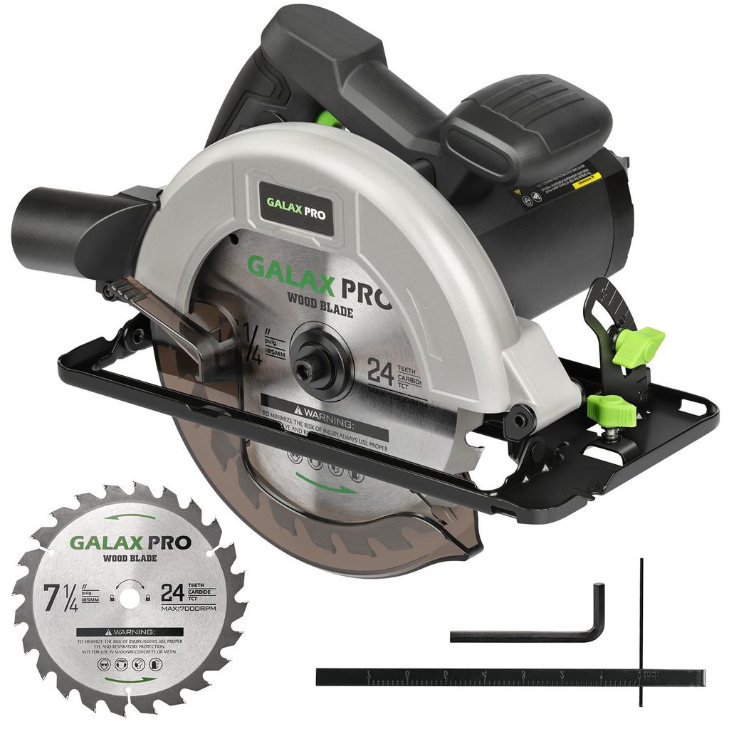 GALAX PRO Kreissäge 185mm, 1400W, 6000U/min, verstellbarer Produktbild 