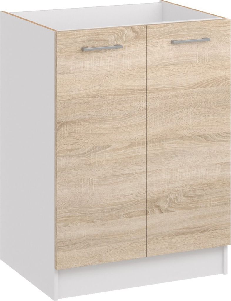 Roe Furniture | Küchenunterschrank 60 cm - HellSonoma - Produktbild 