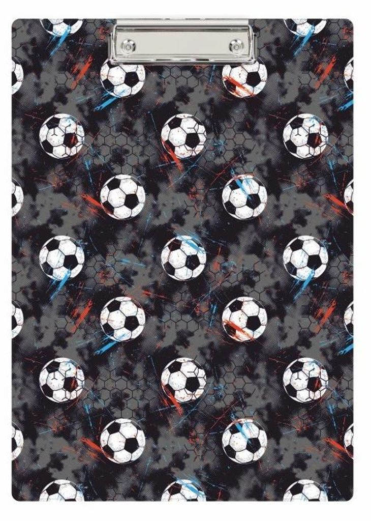 Righello A4 con clip e stampa a forma di pallone - BIURFOL Immagine del prodotto 