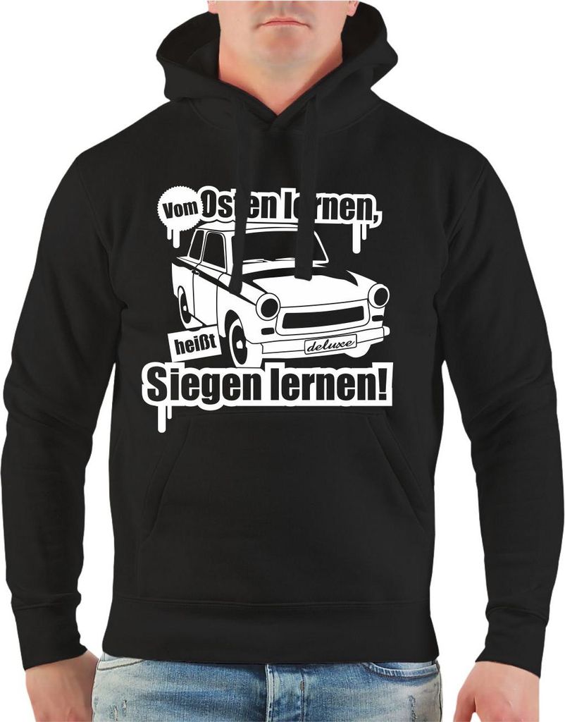 Herren Kapuzenpullover Vom Osten lernen heißt Siegen lernen DDR Nutzfahrzeuge