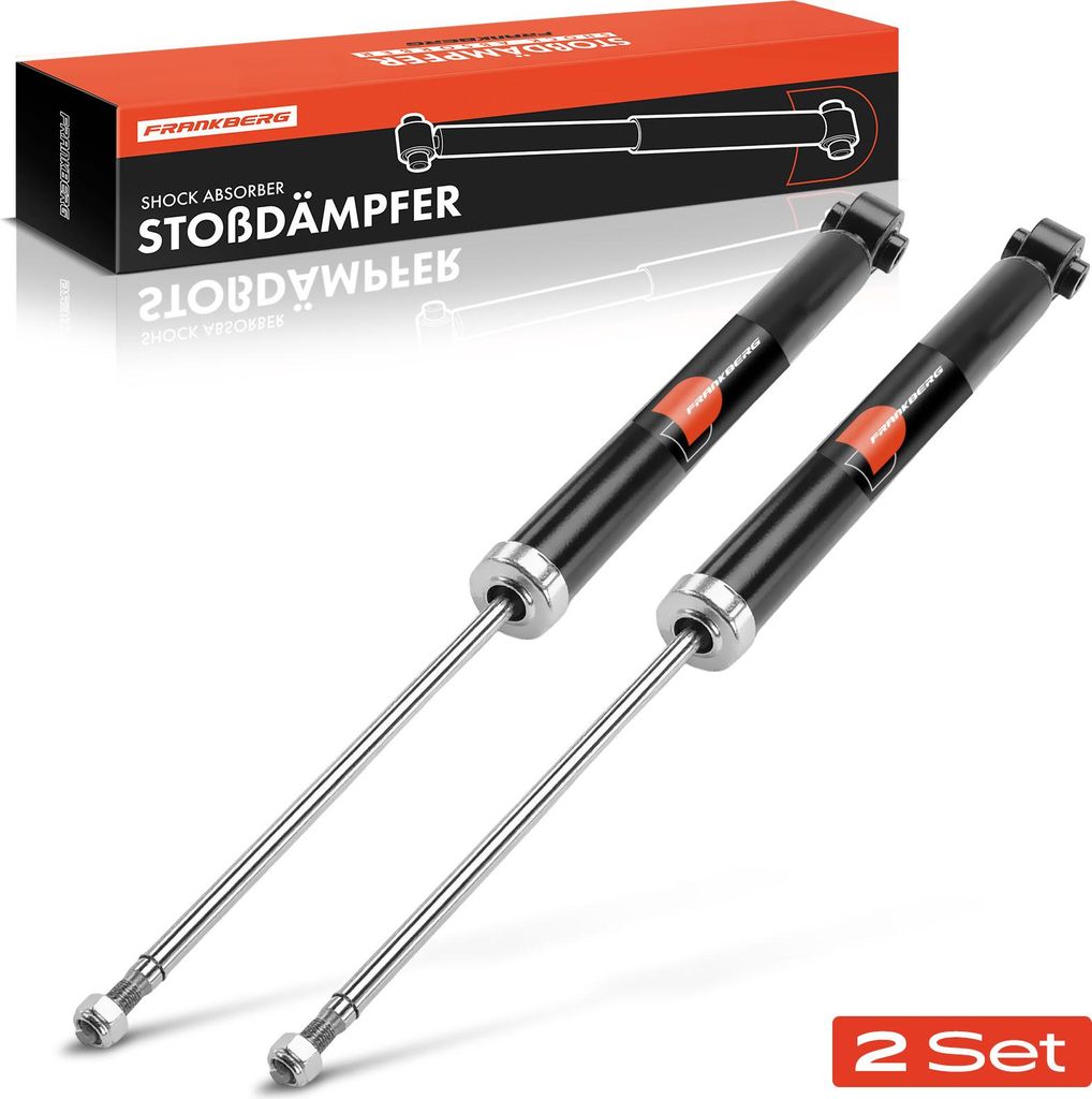 Frankberg 2x Stoßdämpfer Gasdruck Hinterachse Links Rechts für Audi A1 8X VW Polo 9A 9N Skoda Fabia III