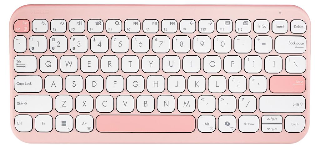 Asus Retail 90XB0880-BKB4I0 ASUS KW100 Tastatur, pink, GE Image du produit 