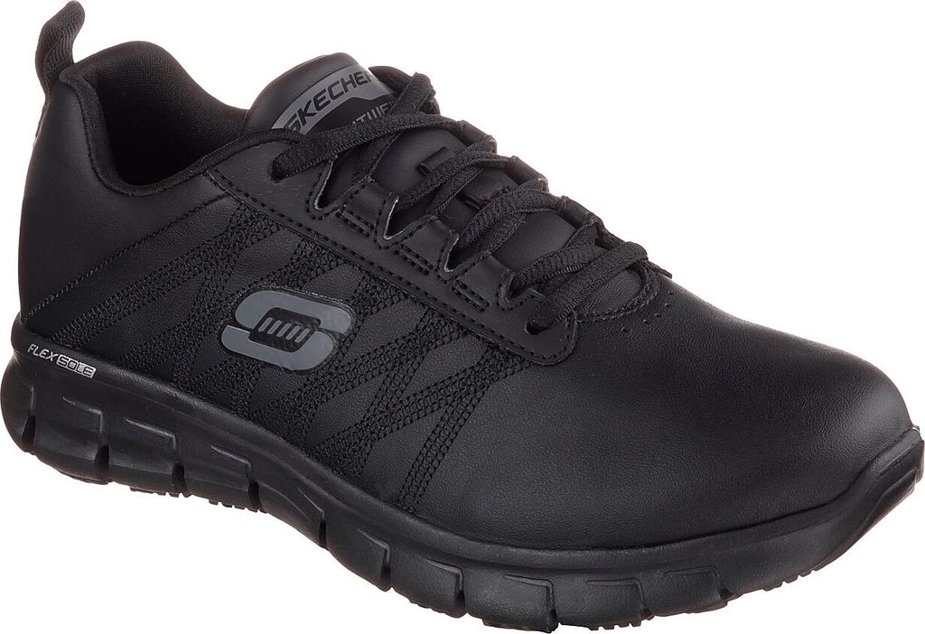 Skechers Work ERATH SURE TRACK Damen OB Sneakers Schwarz Produktbild 