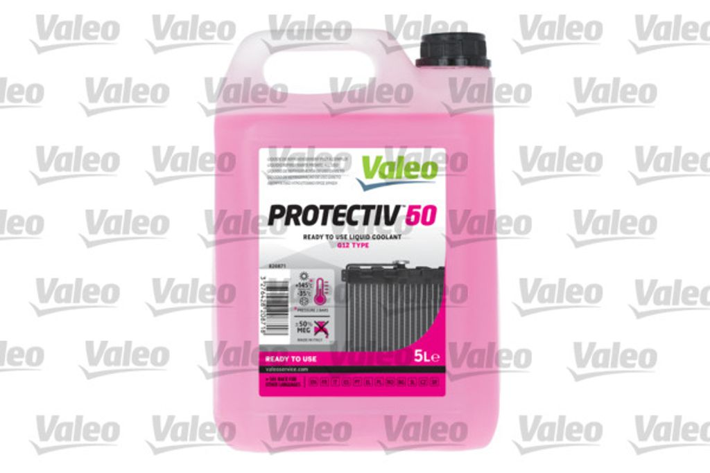 VALEO PROTECTIV 50 Kühlmittel Kühlerfrostschutz 5L Rot -35°C 145°C Antifreeze Fertigmischung G12