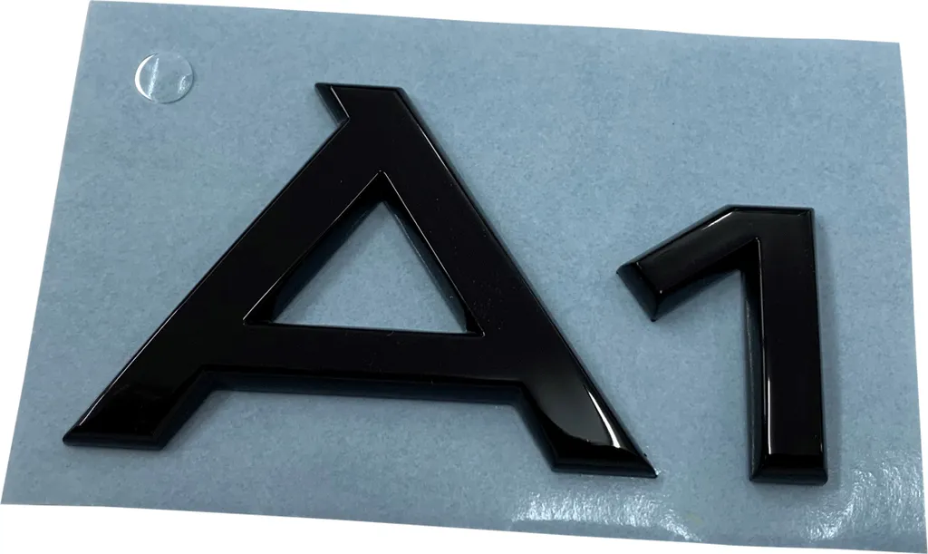 Emblema Audi A1 Black Edition Originale Nero Lucido per A1 8X GB