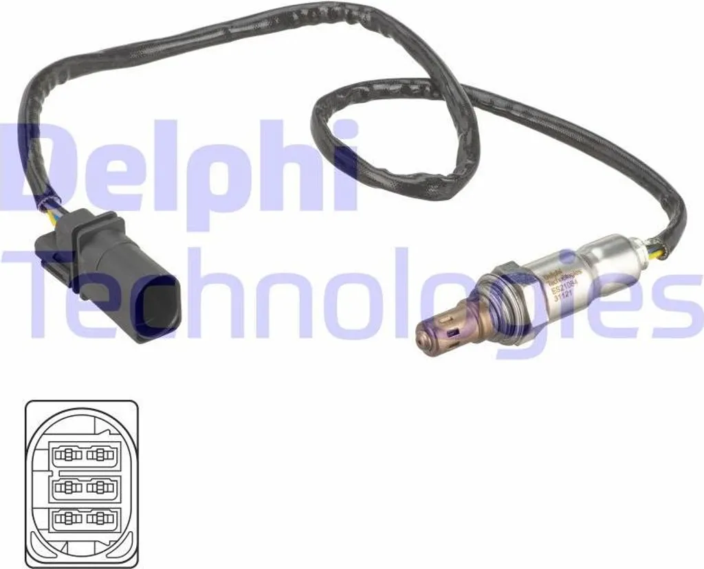 Réduisez la Consommation : Sonde Lambda Delphi pour Fiat 500 Punto Panda
