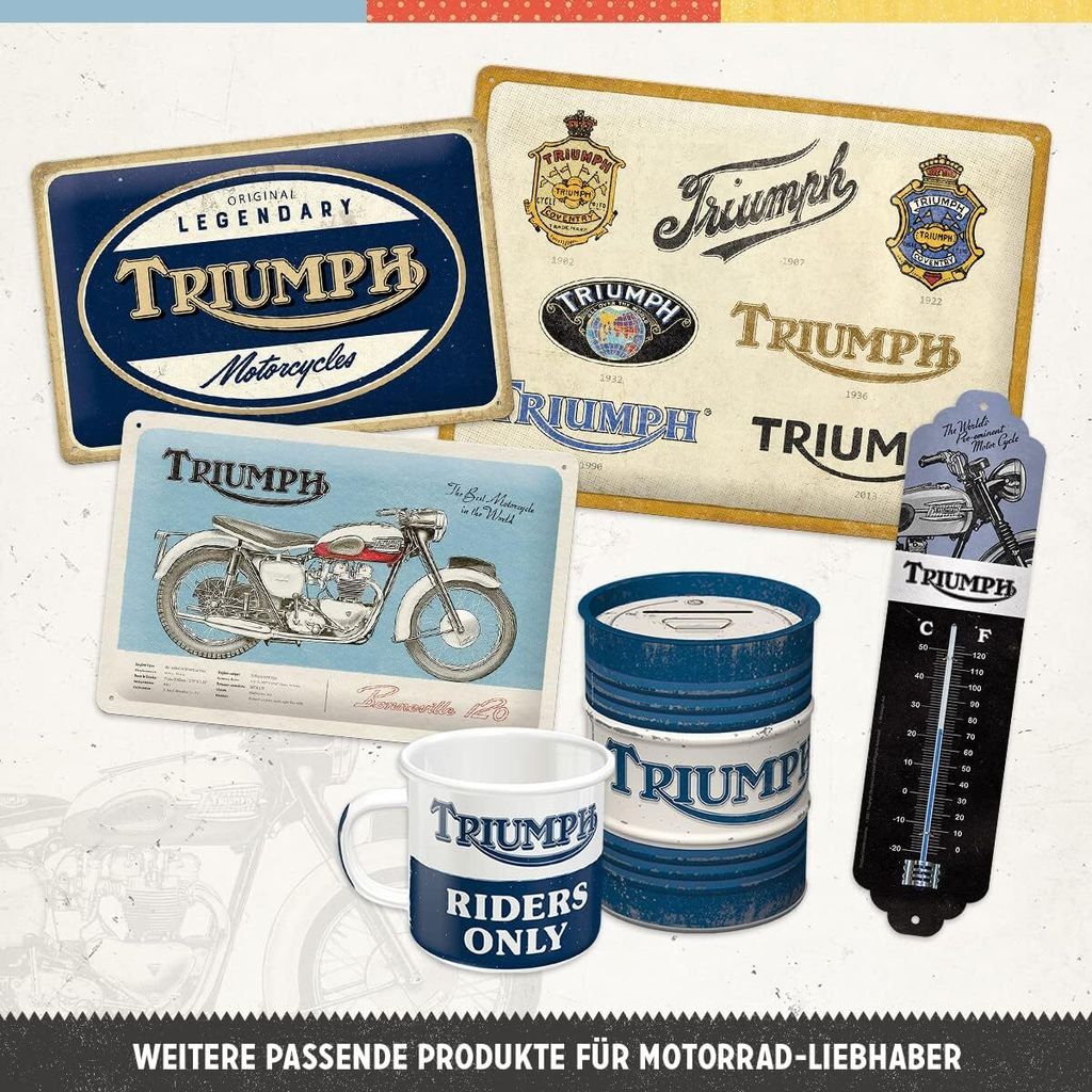 Nostalgic-Art Retro Blechschild Route 66 – 30x40 Cm, Aus Metall, Vintage Design, Made In Germany