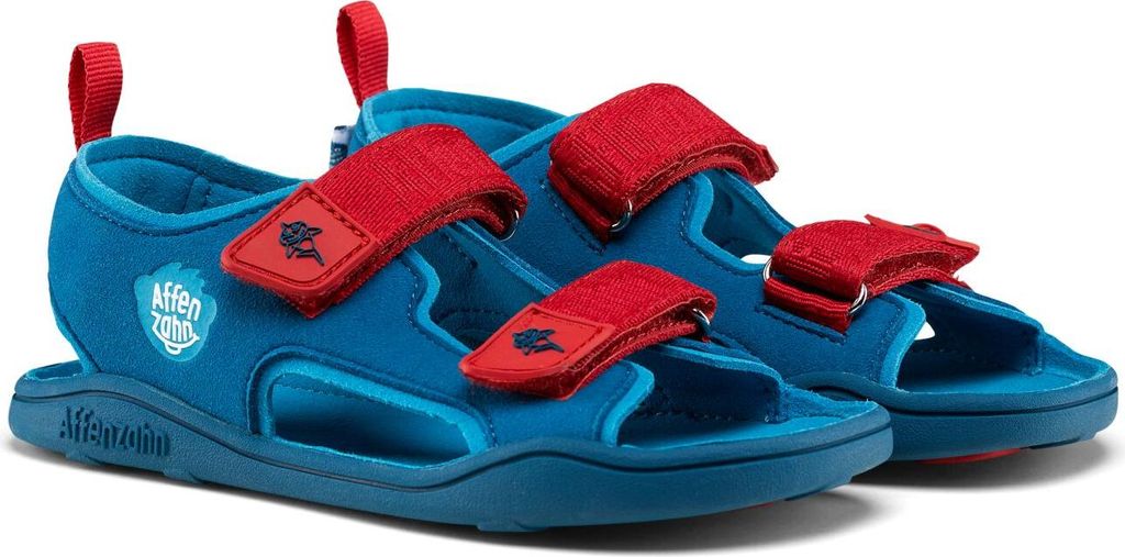 Affenzahn Vegan Sandále Airy Shark blau kombi Obrázok produktu 