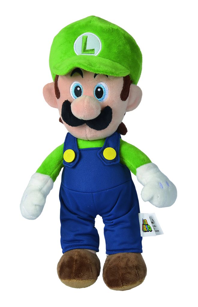 Simba Toys 109231011 - Super Mario Luigi Plüsch ca. 30cm Produktbild 