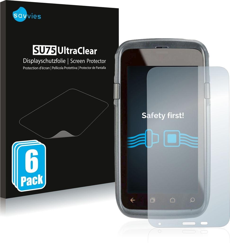 6x Für Honeywell Dolphin CT60 XP Schutzfolie Savvies Displayschutz Display Schutz Folie Klar Transparent