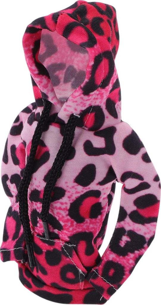 Auto LKW Getriebeschaltknaufabdeckung Schaltstangen-Schaltgriff-Schutz Leopardendruck-Verlauf Pink, Rosarot, Schwarz 1 Stück 17x11.5cm/6.69"x4.53"...