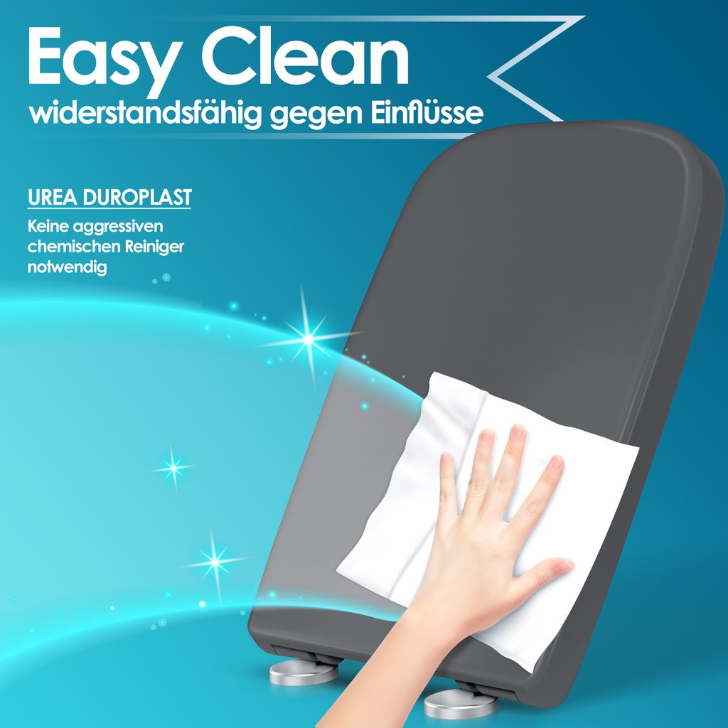 KESSER® WC Sitz mit Absenkautomatik Toilettendeckel Produktbild 11