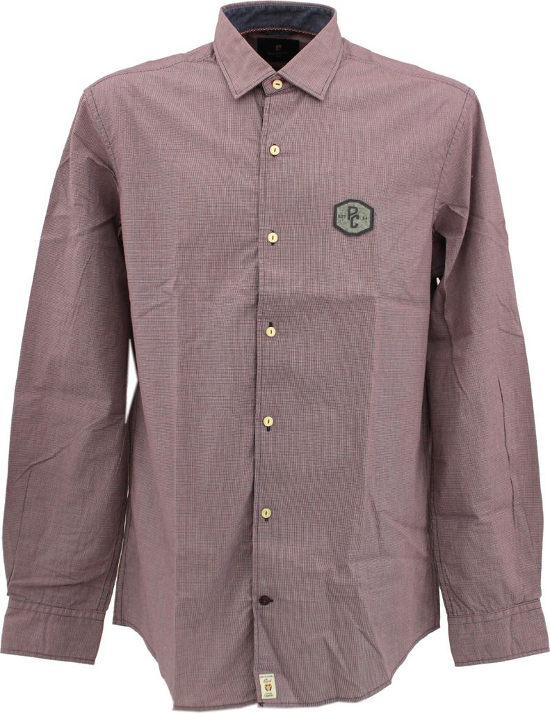30144 Pierre Cardin, ,  Herren langarm Hemd, Popeline, blau Produktbild 