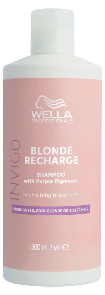 Wella Invigo Blonde Recharge Shampoo 500 ml Produktbild 