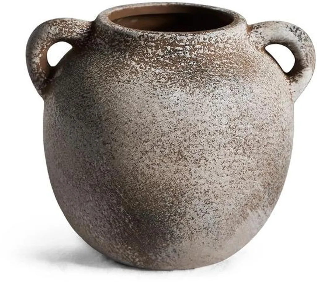 Vase en céramique de style champêtre vintage pour fleurs de saison
