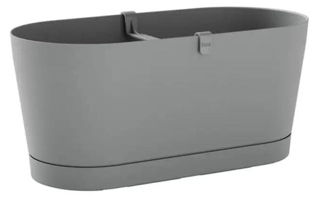 tera Blumenkasten "Vega" Breite: 400 mm fog grey