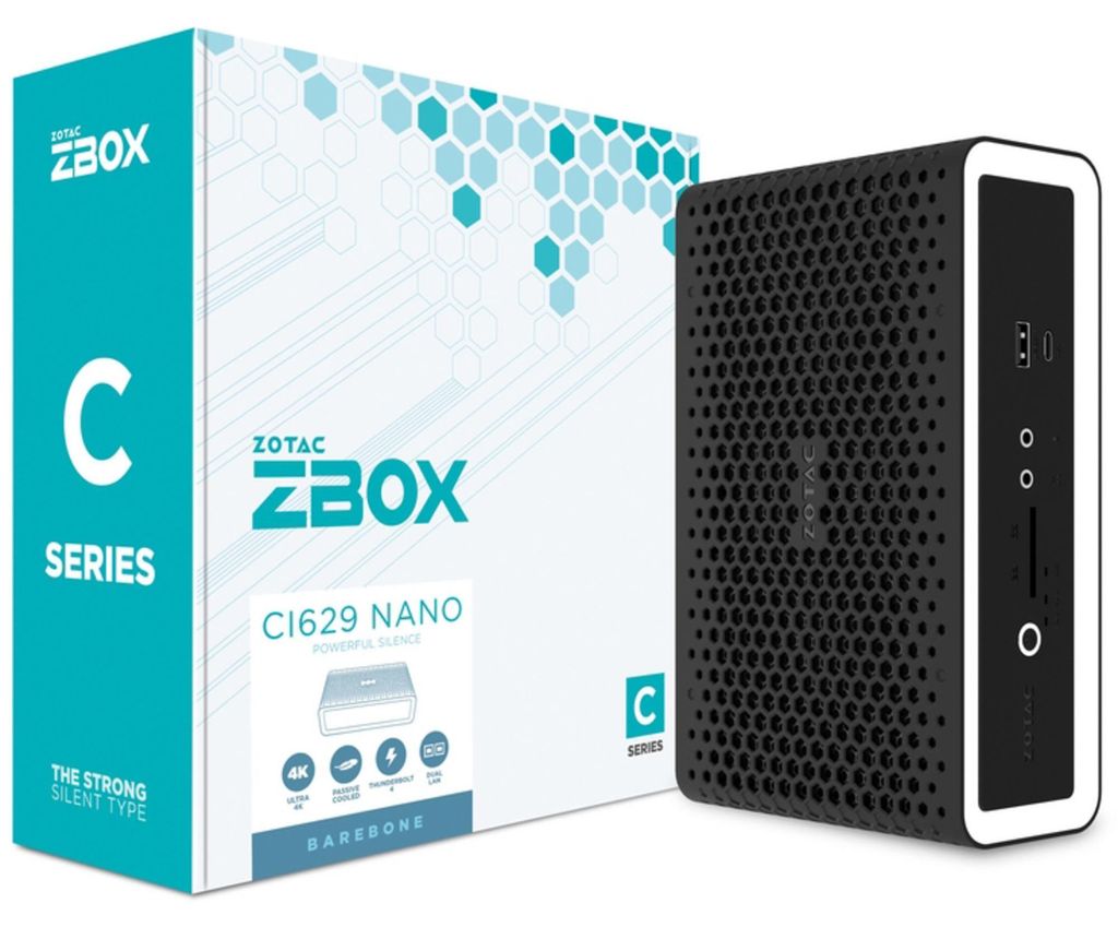 Zotac ZBOX-CI629NANO i3-1315U Intel DDR5 HDMI DP Thunderb. Image du produit 