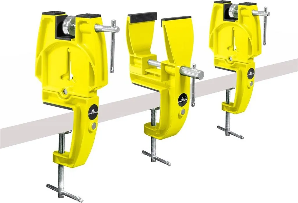 Étau Ski Racing Scanner Pro Plus World Cup Support de Ski Jaune Robuste