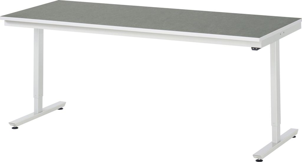 RAU Arbeitstisch adlatus 150 elektrisch höhenverstellbar Linoleum-/Universal-Platte 2000 mm x 800 mm