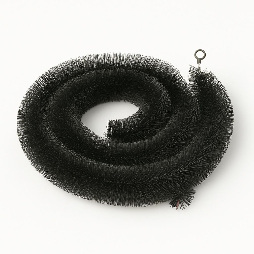 Rinnen Reinigungsbürste 400cm x 12cm flexible Dachrinnenbürste aus PP