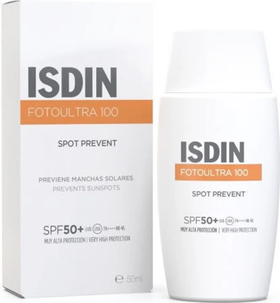 Isdin Fusion Fluid Spot Prevent SPF 100 50ml | Prevenzione Macchie Solari