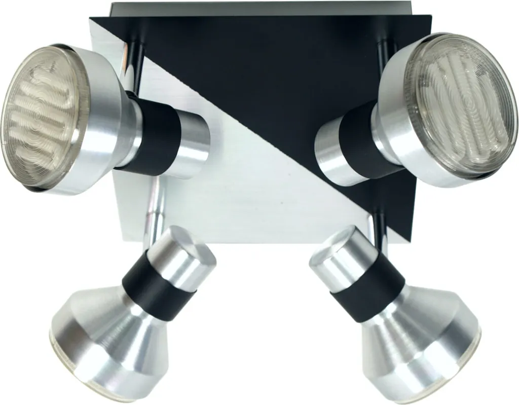 Plafonnier Candellux SORTHA 98-08308 en métal noir mat robuste