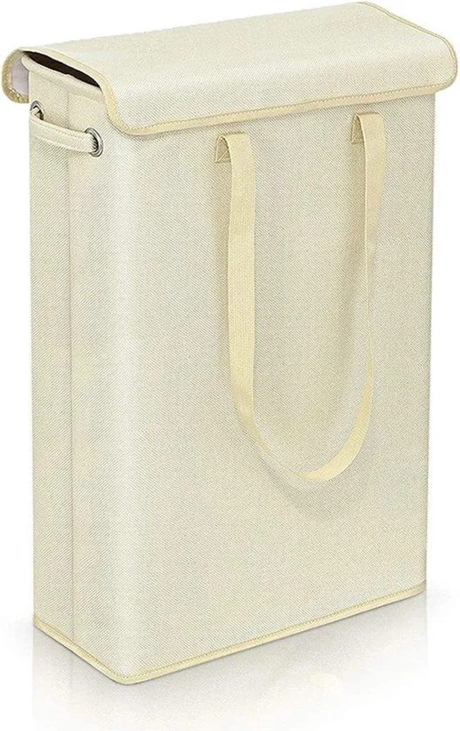 Rangement gain de place 45L pour couettes et linges - Oxford Beige Lin