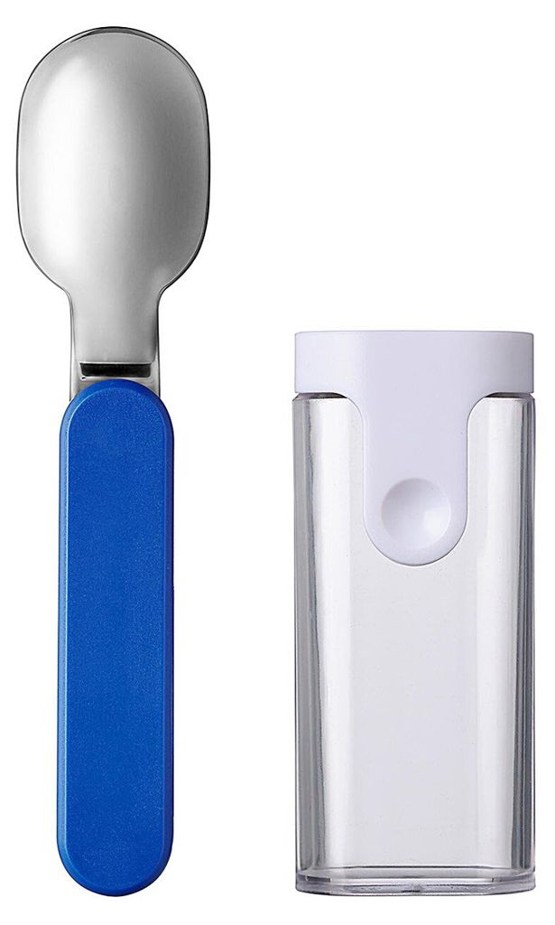 Faltbarer Löffel Ellipse - Vivid blue Produktbild 