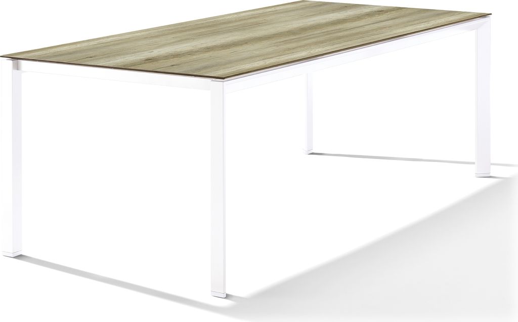 Tischplatte >Freesystem< in Eiche hell, Polytec - 220x1,2x100cm (BxHxT)