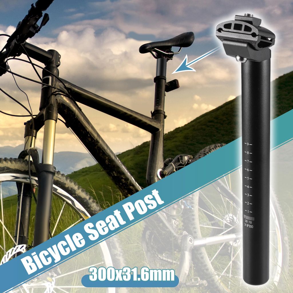 Tige De Selle De Vélo En Alliage D'aluminium Noir, Image du produit 