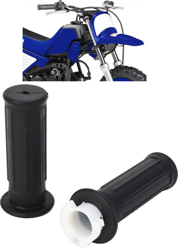 1 Paar Twist-Gasgriff-Gummischlauch-Beschleunigergriffgriffe für PW50 PY50 PEEWEE 50 Pit Dirt Bike