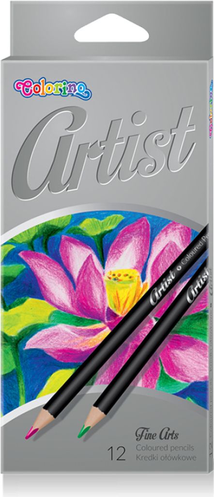 Colorino artist Runde Bleistift Buntstifte 12 Farben für Kind zur Schule