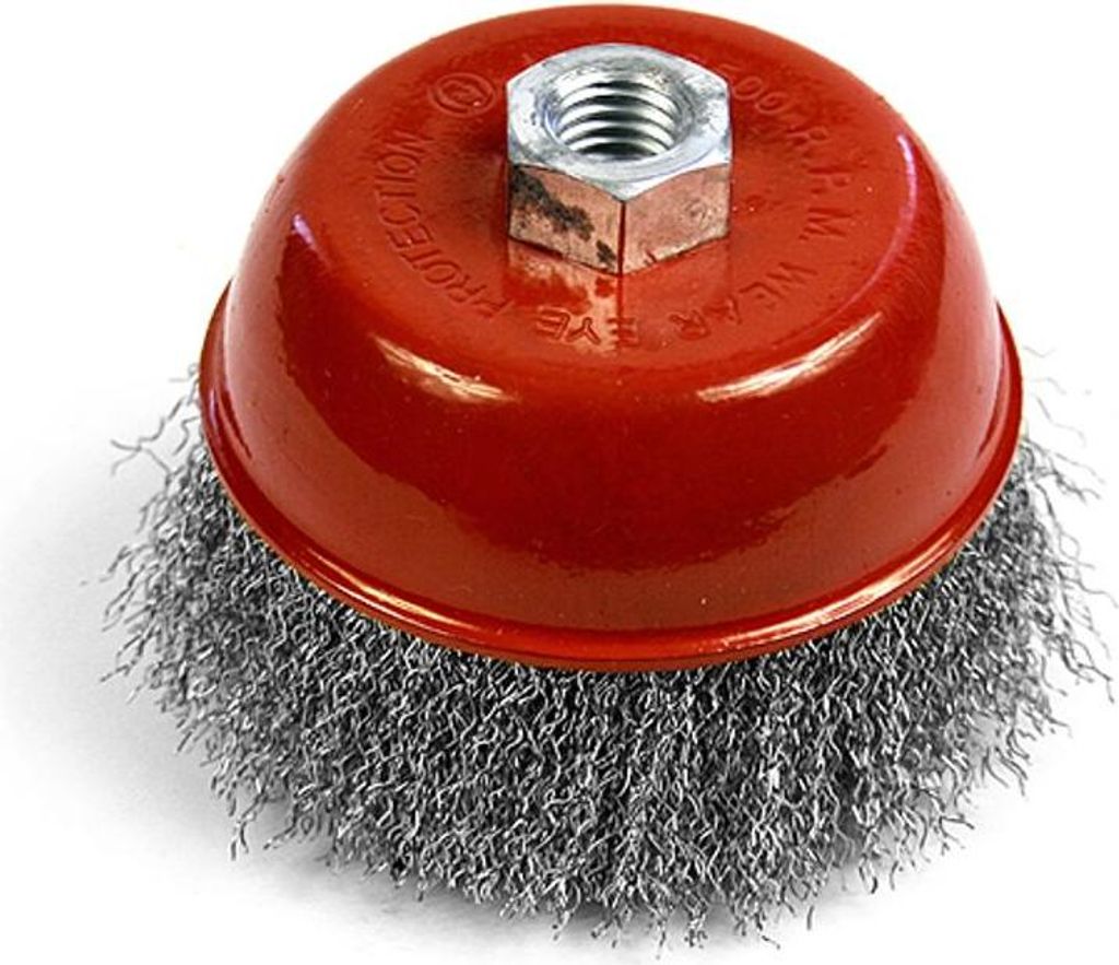 Bürste Strend Pro CCB-501, 125 mm, Topf-, gewellt, M14x2, Draht 0.3 mm