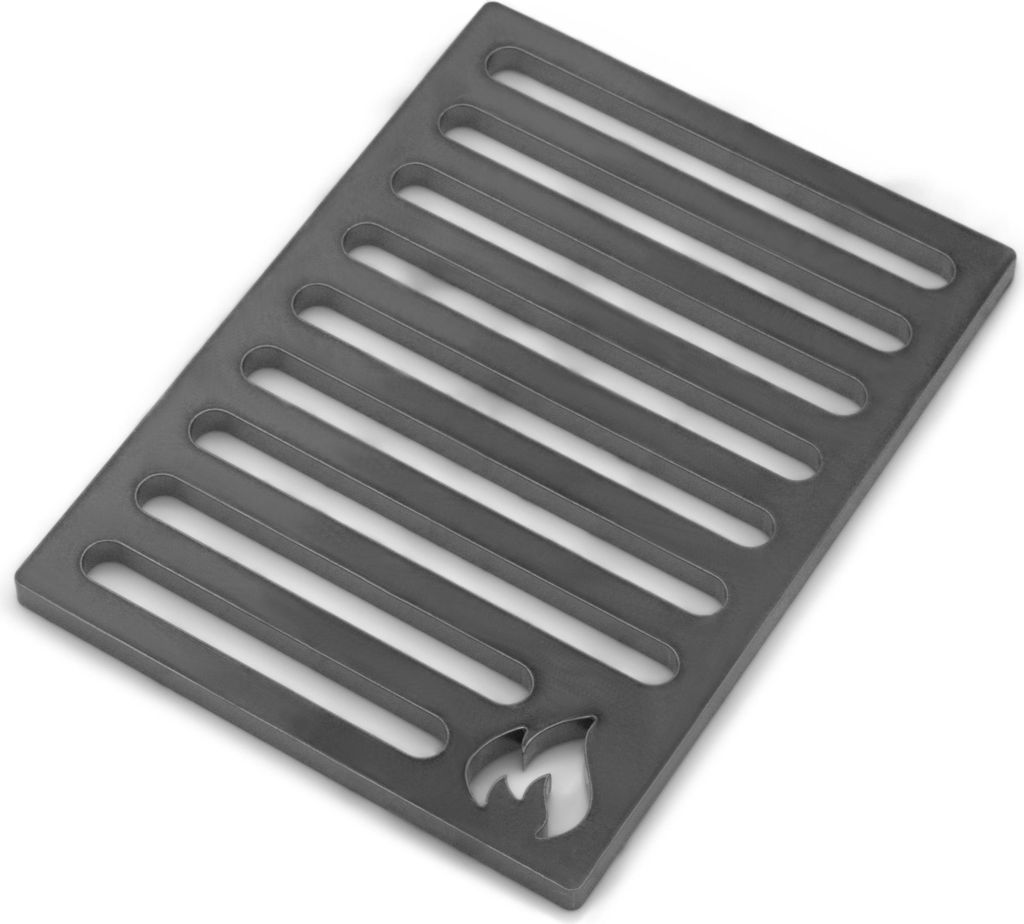 Grille de poêle 14x19cm en acier massif - plus durable que Image du produit 