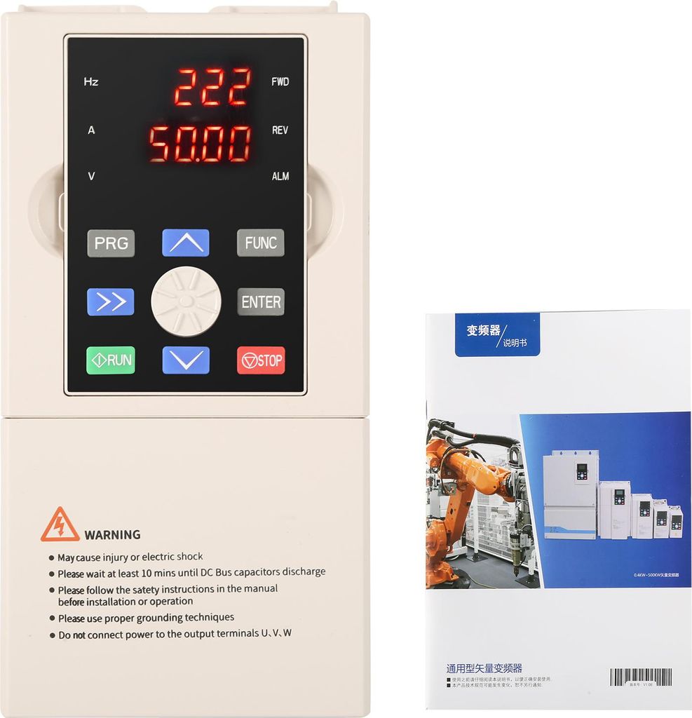 380V VFD Frequenzumrichter 3-Phasen Ein- und Ausgang, 5,5 kW Motor-Drehzahlsteller