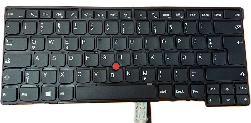 DEUTSCHE - Tastatur mit Trackpoint kompatibel für LENOVO IBM ThinkPad Edge E440 (20C50052US)