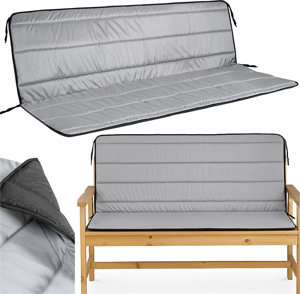 Matelas de jardin pour banc et chaise longue 180 cm en mousse ferme