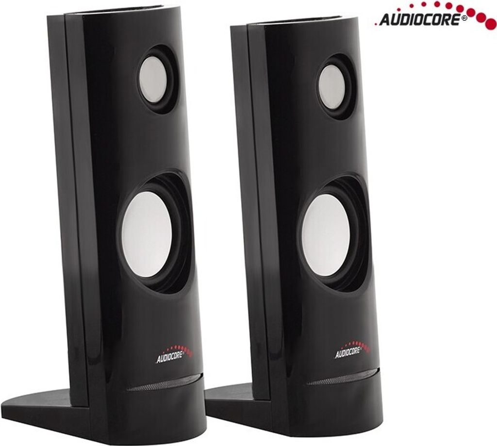 Audiocore AC860 reproduktor 2-pásmový 4 W čierny káblový Obrázok produktu 2