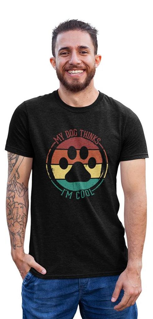 D&B Uni Polo ST00085 My Dog Schwarz-Größe 4XL
