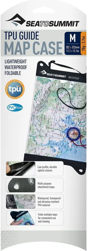 Sac d'accessoires TPU Guide Map Case Sea to Summit pour kayak et rando