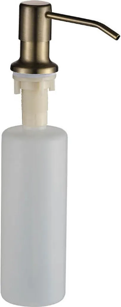 Dispenser Sapone Lavello Dropp Bronzo Antico 500ml | Design Incasso