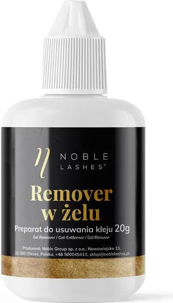 Noble Lashes | Odstraňovač rias - gélové zloženie - 20 g - Obrázok produktu 