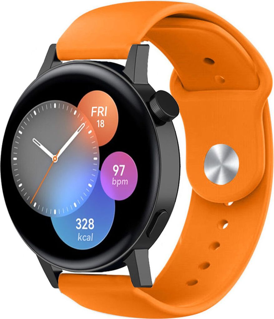 Strap-it Huawei Watch GT 3 42mm Sportarmband (Orange)
