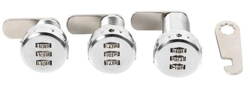 Verrou à code mécanique 12-16 mm pour casier et boîte aux lettres pro