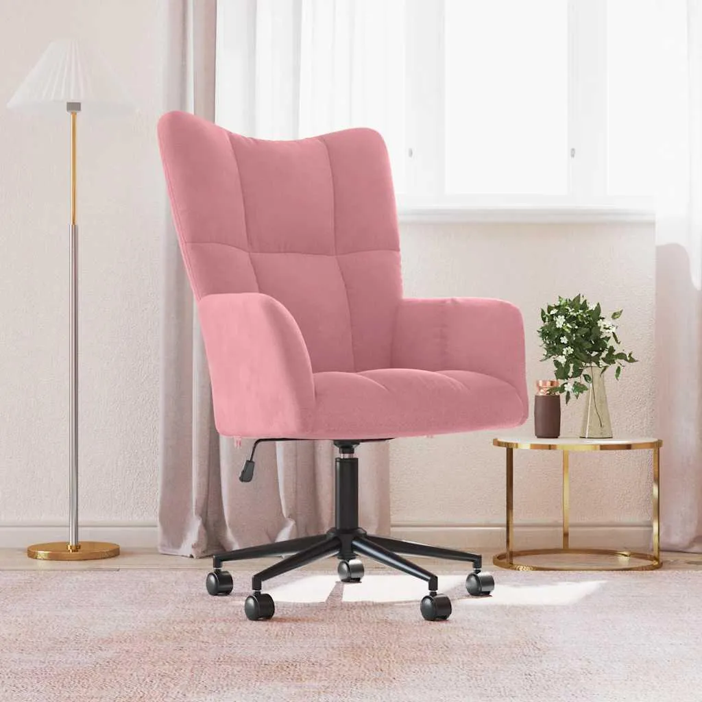 Relax Assoluto: Poltrona in Velluto Rosa vidaXL per il tuo Benessere
